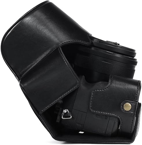 Miniatura 7 de MegaGear Funda de cuero para cámara puede usarse con Sony Cyber-shot DSC-RX10 IV, DSC-RX10 III