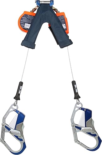 Miniatura 3 de 3M DBI-SALA Nano-Lok Edge Twin-Leg Personal Autorretráctil Lifeline 3500283, Cable, Gancho Confort de Aluminio, 7 pies, Clase 2 ANSI
