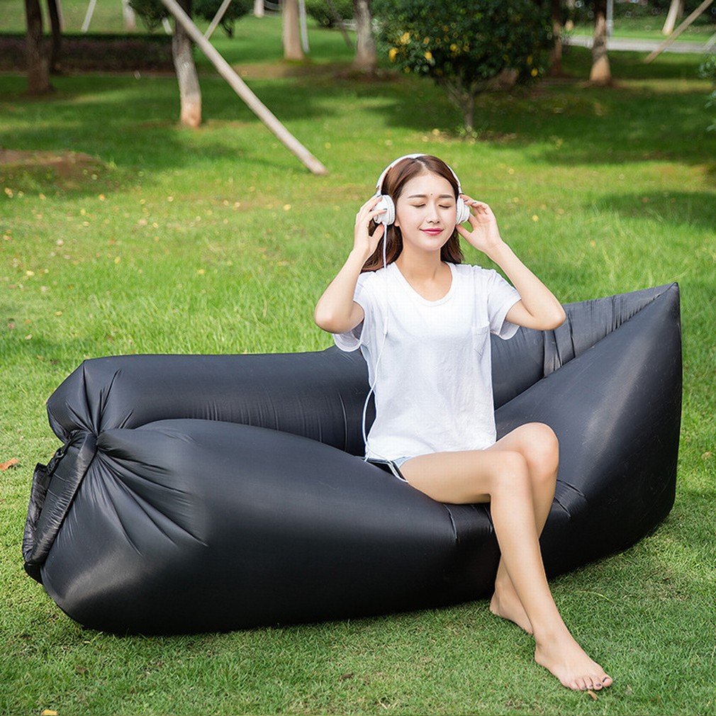 Canapé gonflable d'air portable sac gonflable rapide lit GZZ
