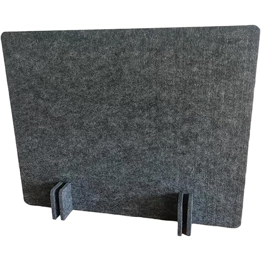 Desk Divider Portable Dark Gray