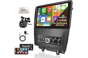 Wireless Apple CarPlay & Android Auto Car Radio for Ford Mustang(2010-2014)