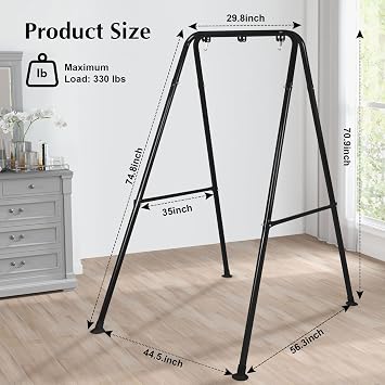 Swing Stand Only, Heavy Duty Hammock Stand