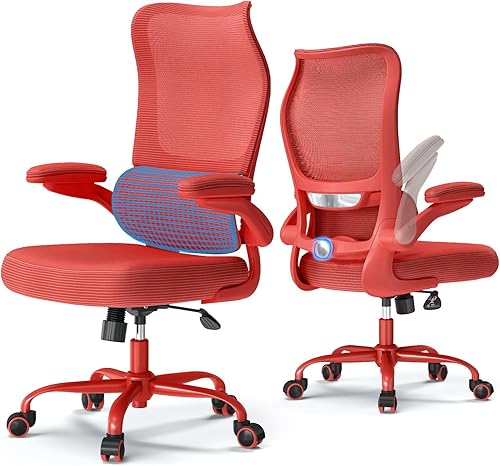 Miniatura 13 de TRALT Silla de Oficina Ergonómica - Silla de Escritorio con Respaldo Alto Ondulado Soporte Lumbar Ajustable Silla de Computadora - Sillas Gaming