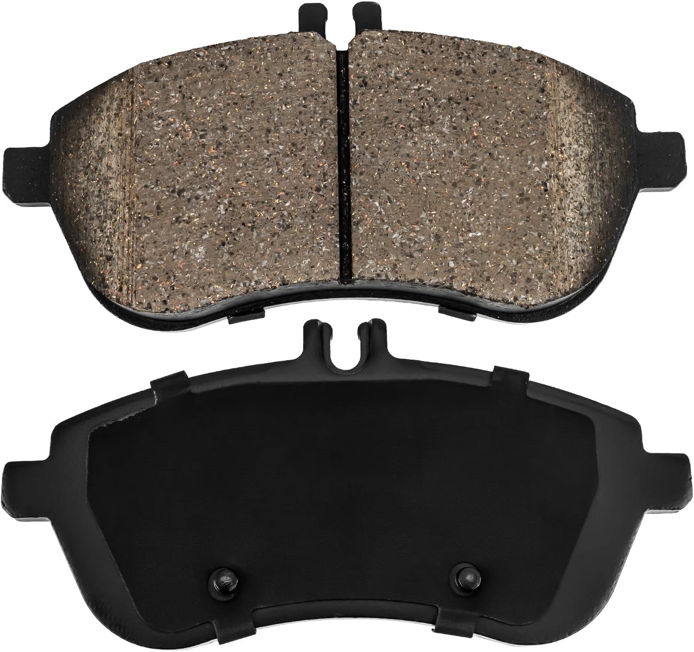 KAX Ceramic Brake Pads Front for Mercedes-Benz C300 2008-2012, C250 2012-2013 2015, SLK250 2012, Low Noise & Low Dust, Set of 4