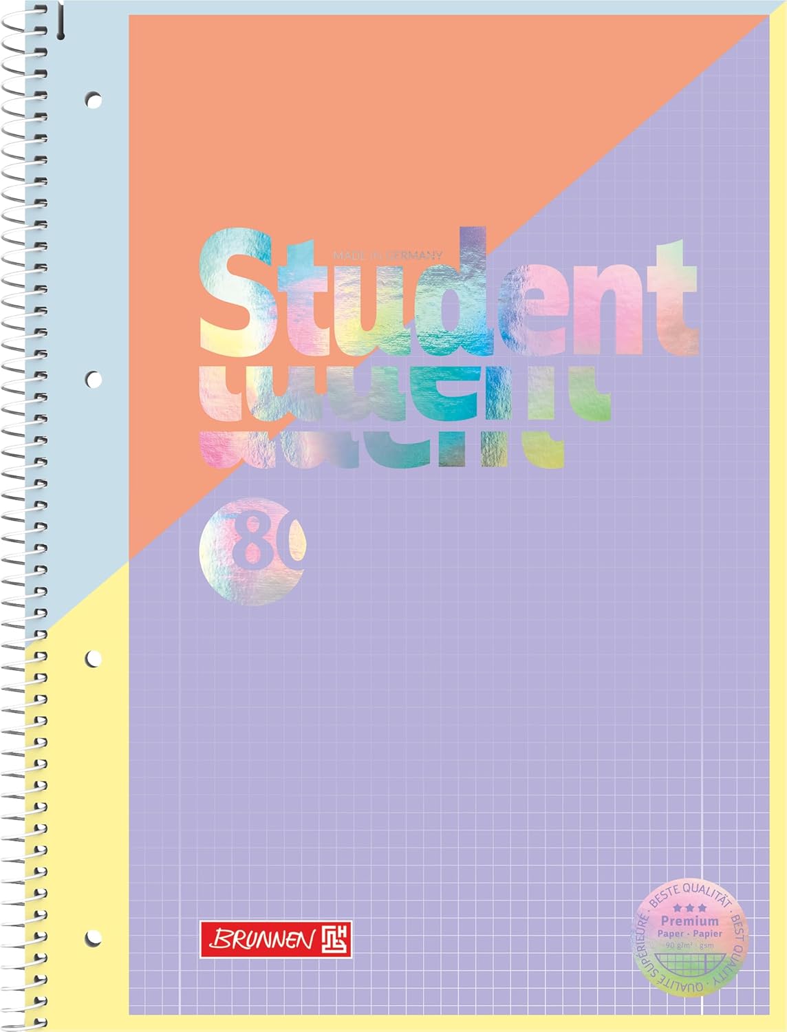 Brunnen Collegeblock A4 90g Lin 28 Intoxicate      Office Product