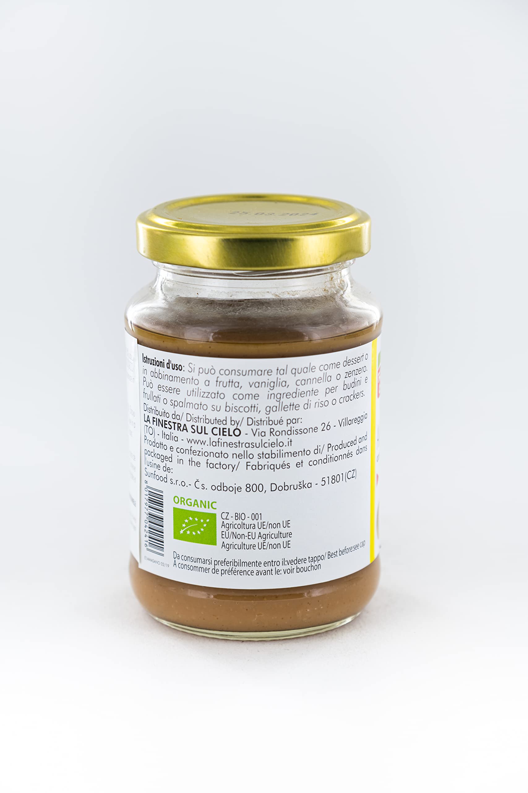 La finestra sul cielo, Amasake di riso integrale con nocciole bio, senza zuccheri, 200g