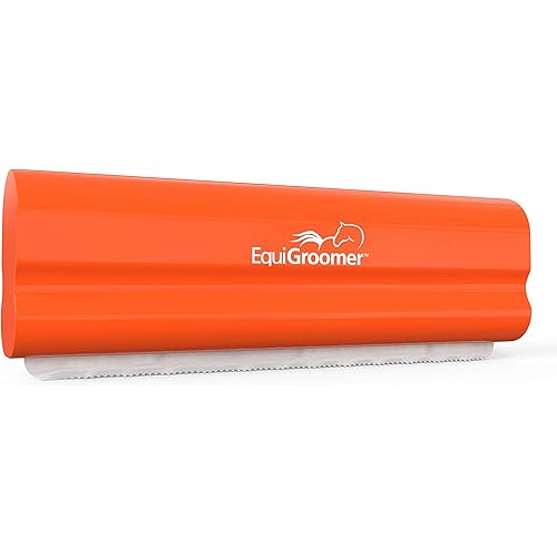 EasyGroomer Deshedding Brush for Dogs Cats | Orange | Undercoat Tool for Large and Small Pets | Comb Removes Loose Dirt, Hair and Fur | Perfect Clean for Short and Long Hair Grooming Shedding