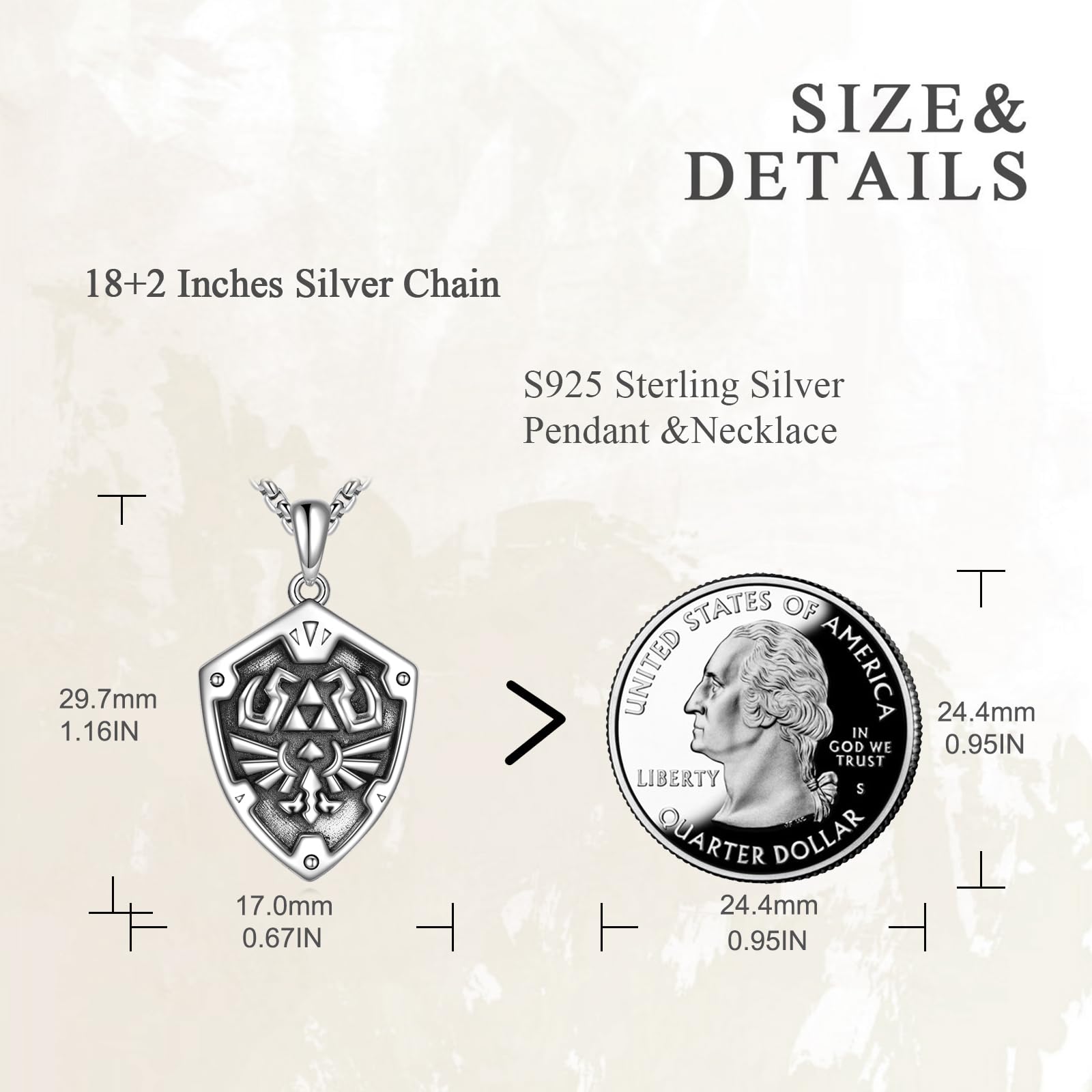 VONALA Zelda Halskette 925 Sterling Silber Anime Anhänger Kette Zelda Schmuck Geschenke für Herren Damen Jungen