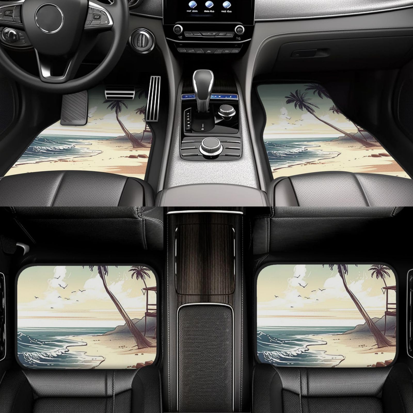 Tapis de sol voiture pour VUS et SUV avec accessoires décoration