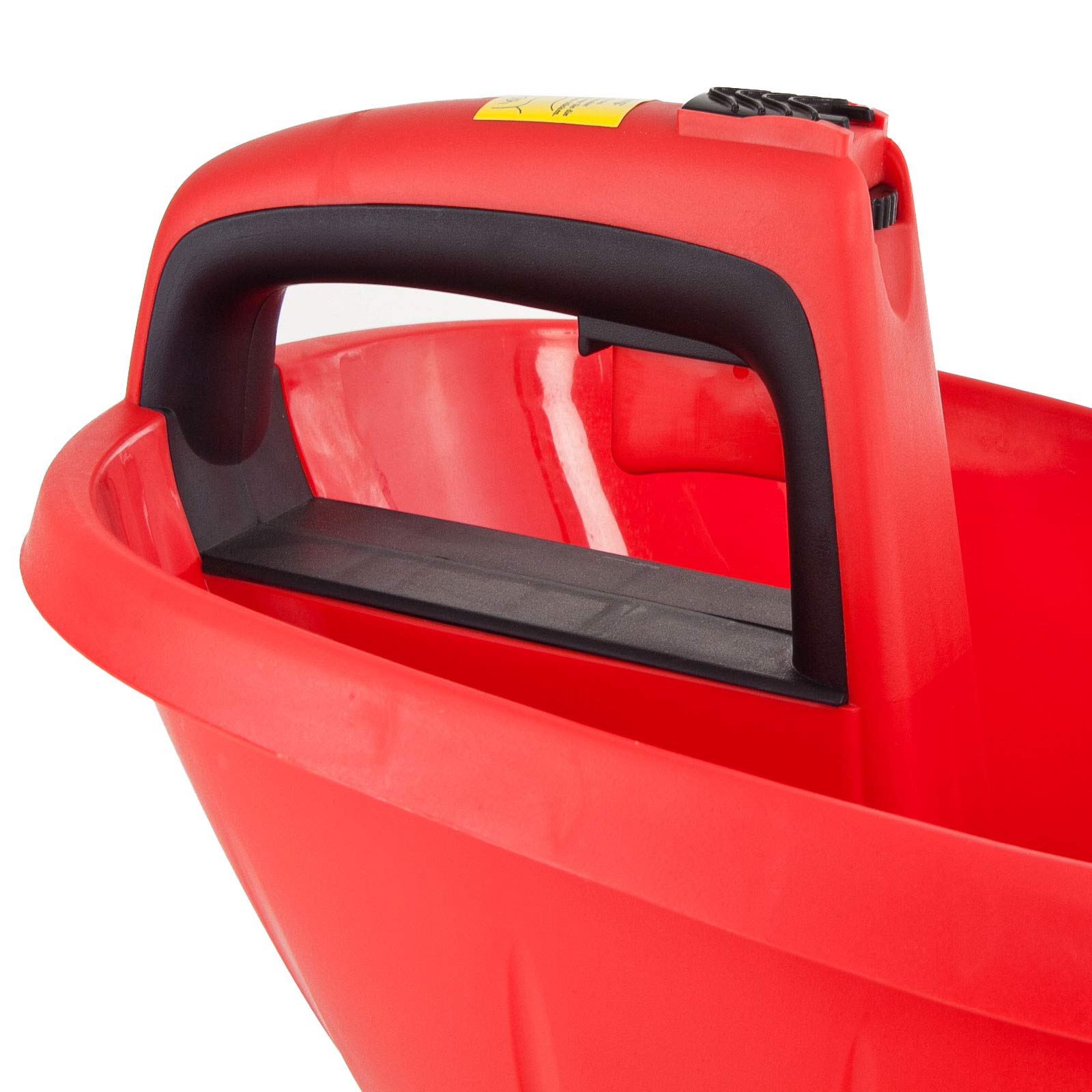 Grafner elektrischer Düngerstreuer mit 6 Volt, 2,7 Liter, 5 stufige Streumengenregulierung, stufenlose Drehzahlregulierung, ideal für Rasensaat, Dünger, Streusalz UVM. Hand Streuer Universal