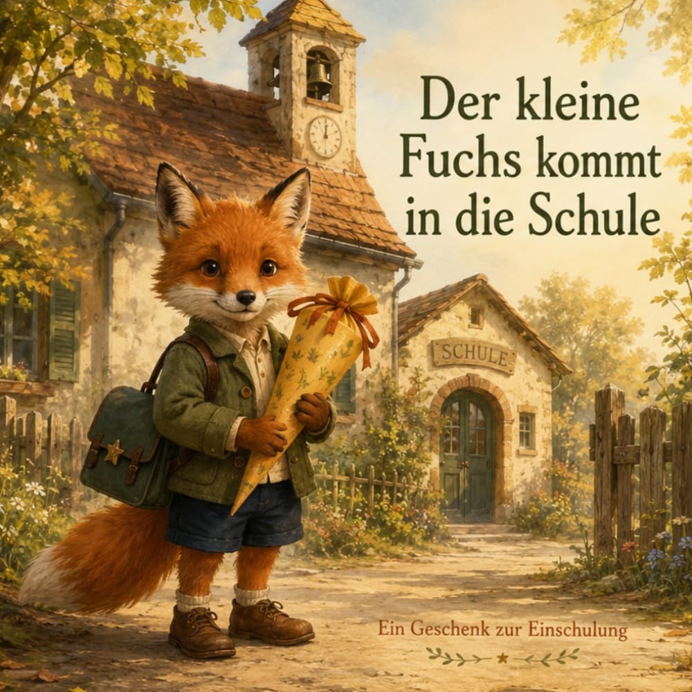 Der kleine Fuchs kommt in die Schule: Ein Geschenk zur Einschulung über Mut, Neugier und den ersten Schultag