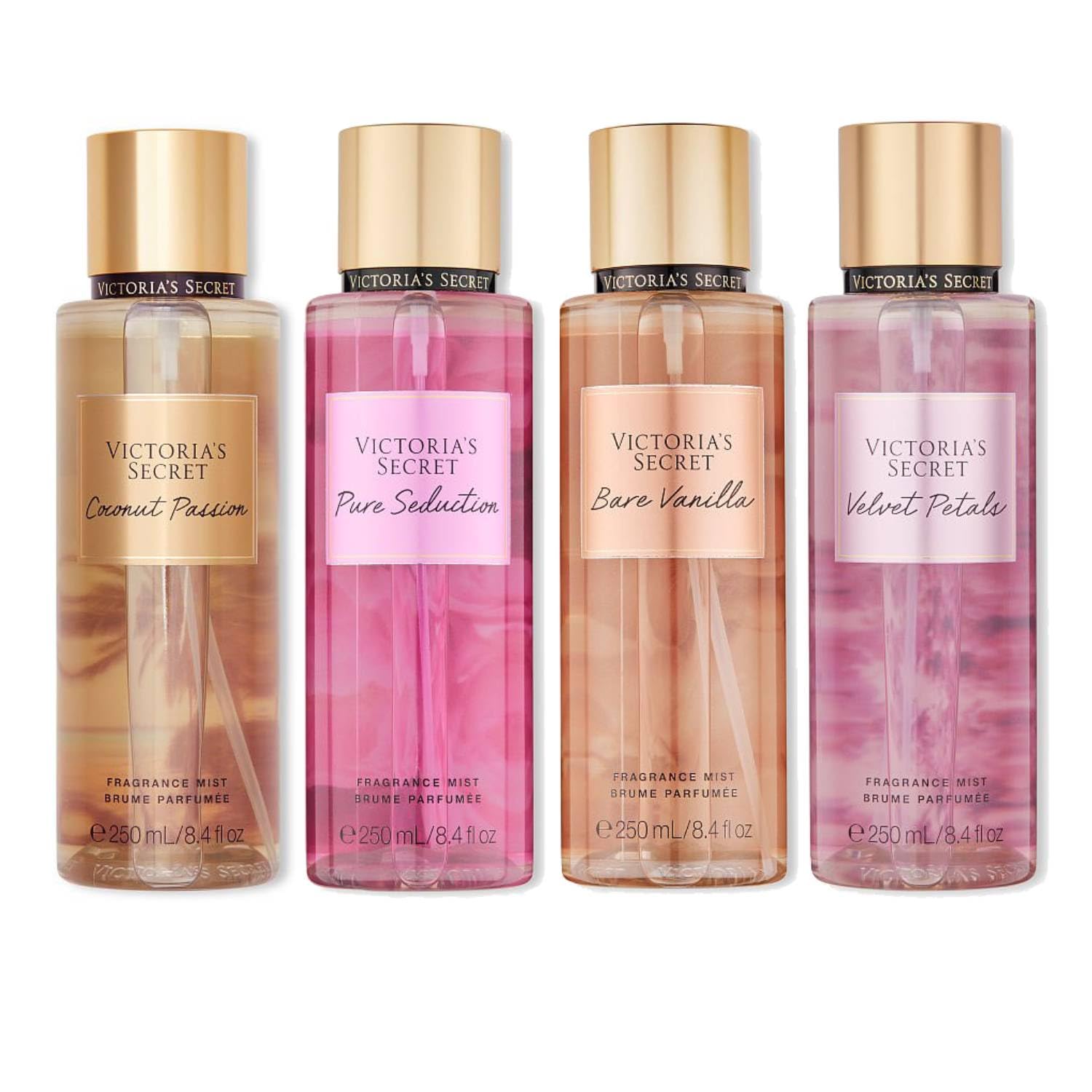 Vittoria Seecret Eau Parfumée Pour Le Corps Divers Parfum 250 Ml (1 Unité, Velvet Petals)
