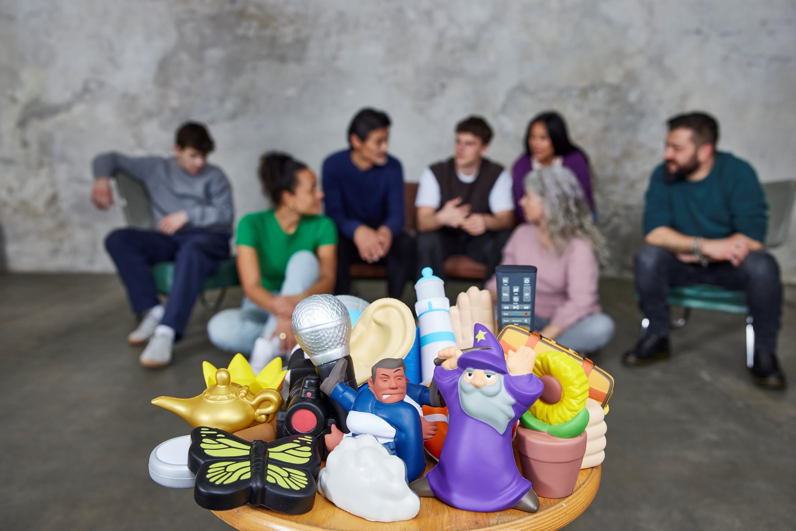 Moderationsbälle Set 3 – Gesprächsschrittmacher für Feedback & Coaching – 7 weiche Kunststoffbälle mit Anleitung – Seminar- und Workshop-Tool