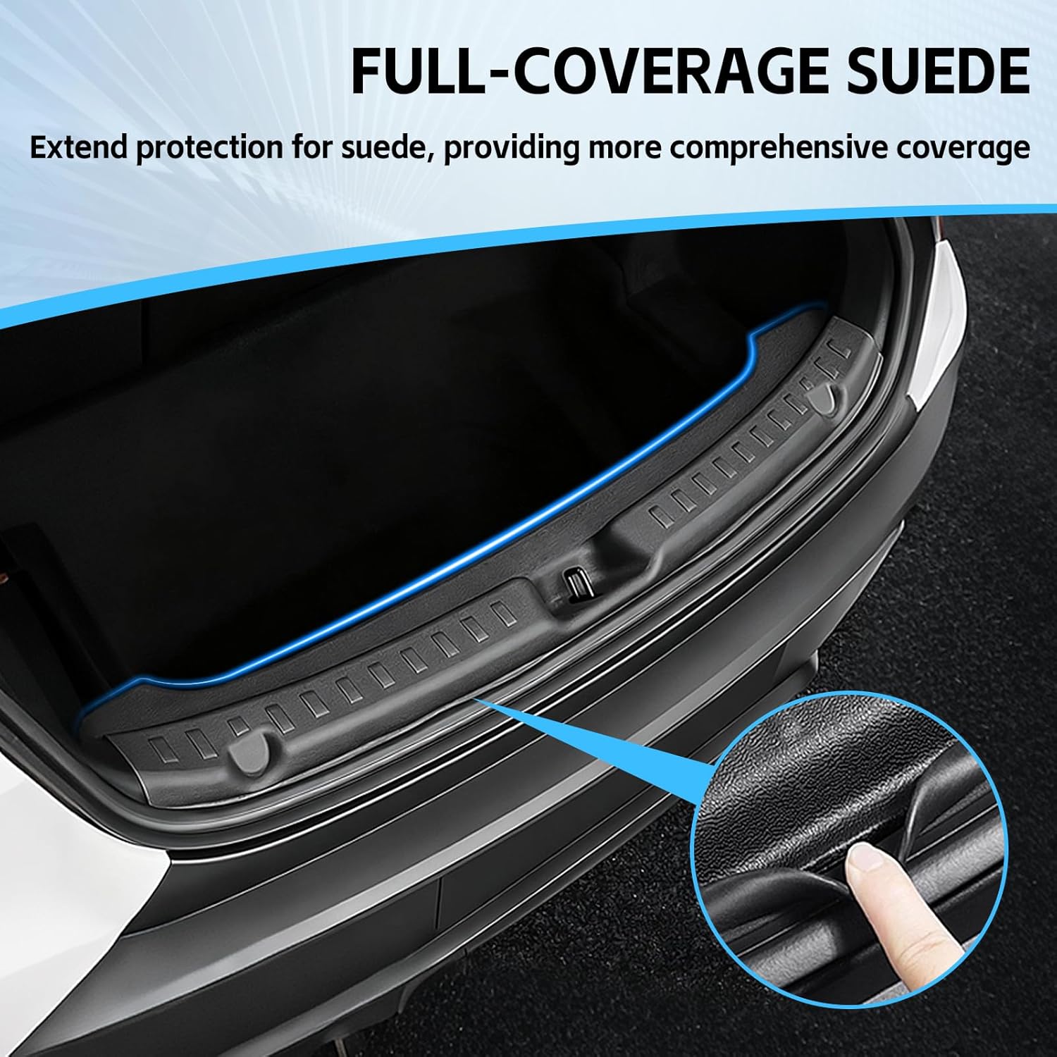 Rear Bumper Guard for Tesla Model Y Juniper 2025 2026 Rear Trunk Sill Cover Protector for Refresh Model Y Juniper Interior Accessories TPE