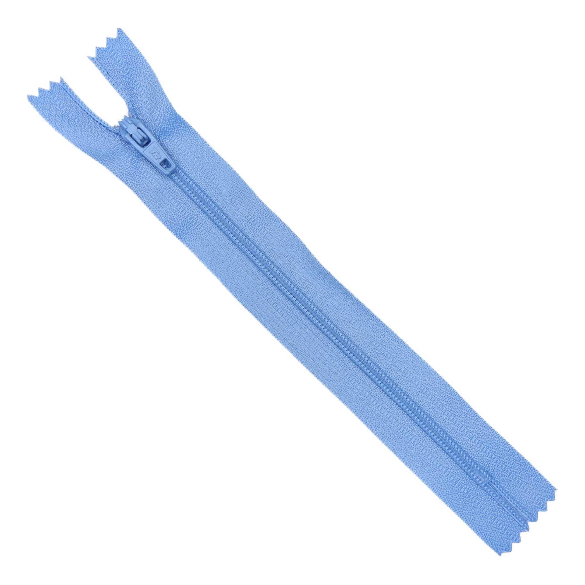 18cm 7 Inch Closed End Zip Nylon No3 Autolock 55 Colour Buy 1 Or 2 Zippers 456D, 0319 Light Denim, 2 — image 1