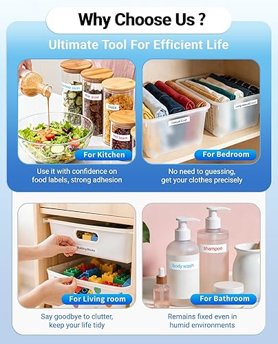 Miniatura 5 de Paquete de 4 cintas TZ de 0.47 pulgadas compatibles con Brother TZe-231 TZe131/232/233 P Touch cinta de etiquetas 0.472 in 0.47 laminada