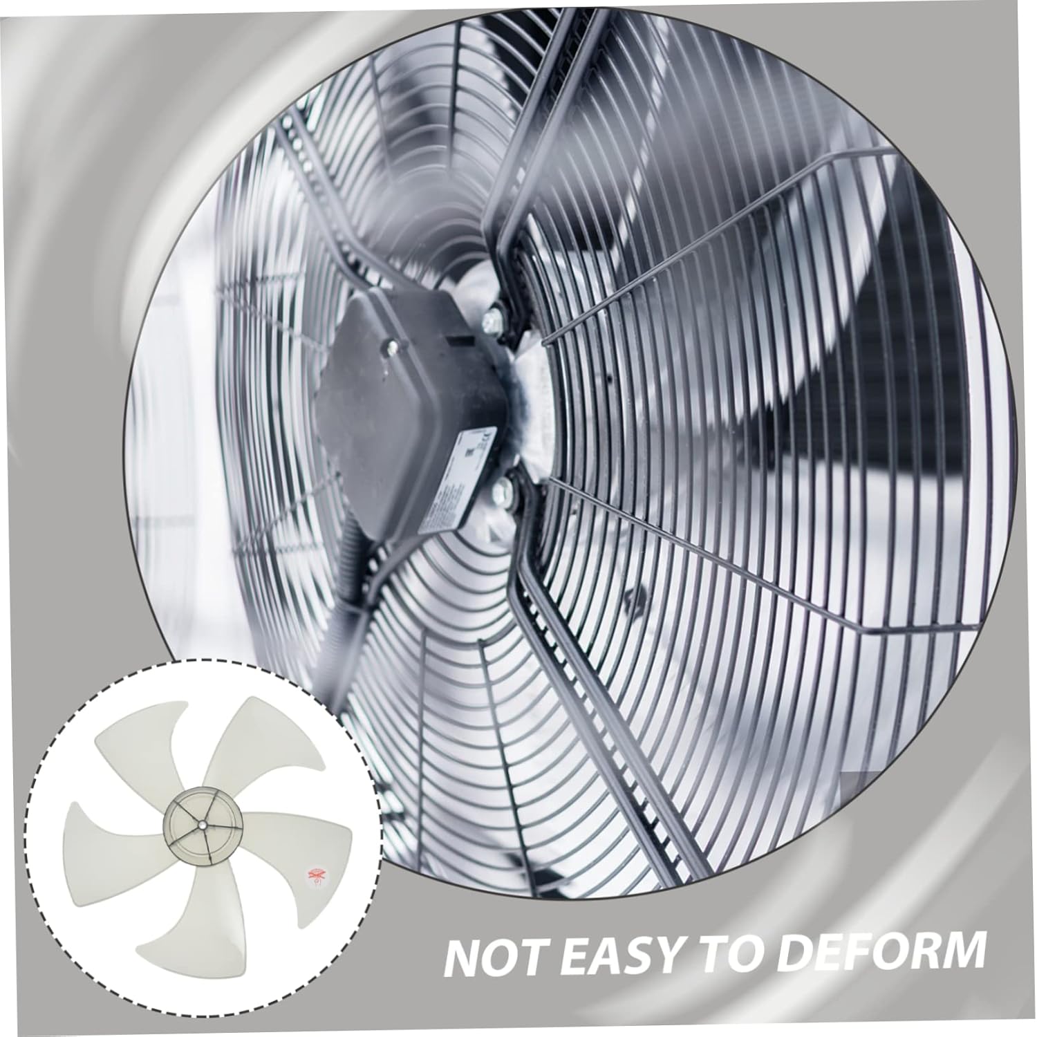 MAGICLULU 5 Leaf Plastic Fan Blade Replacement Part Easy to Clean for Standing Pedestal Table Floor Fan