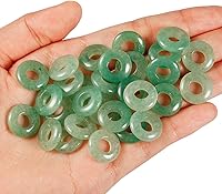 Vista 4 de rockcloud Cuentas sueltas con forma de corazón de Rondelle con forma de agujero grande, para pulseras europeas para hacer joyas