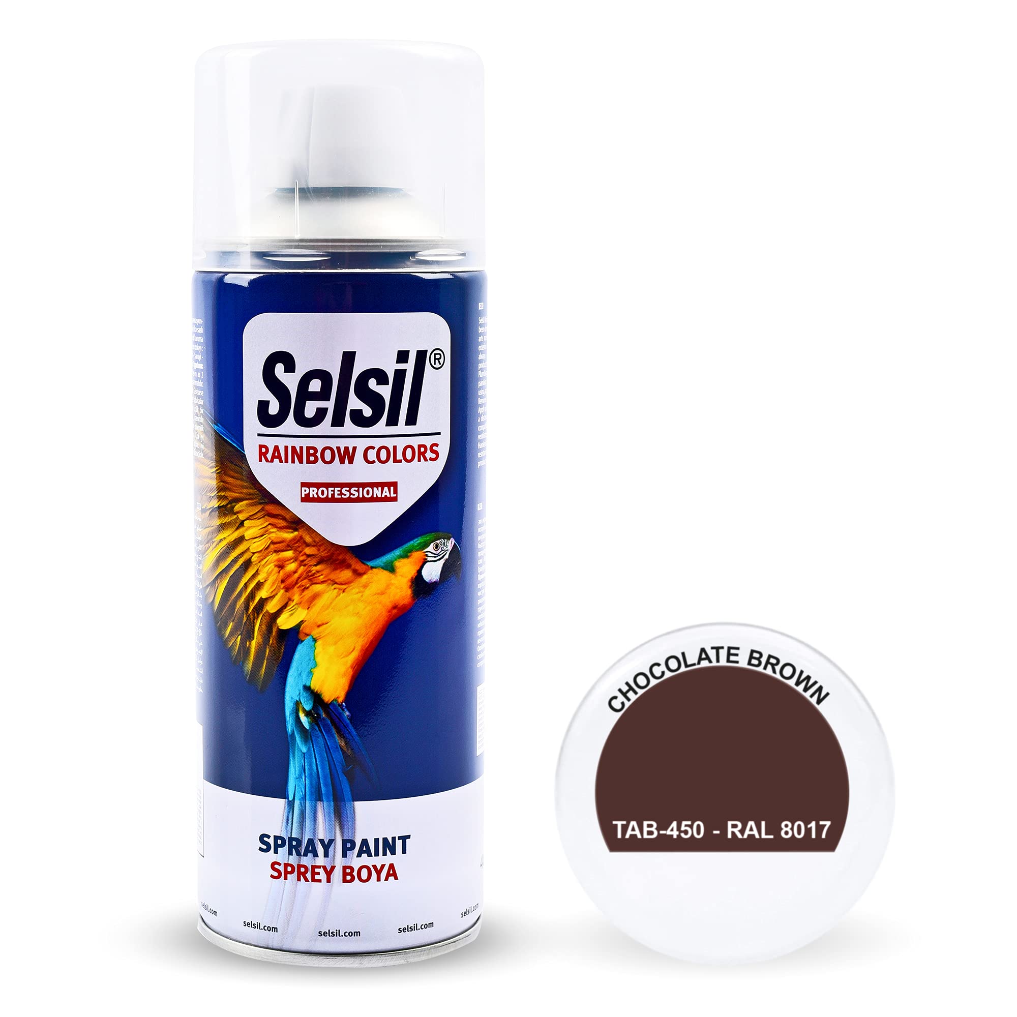 Buy Chocolate Brown Selsil Spray Paint 400 ml Quality Brilliant Colours