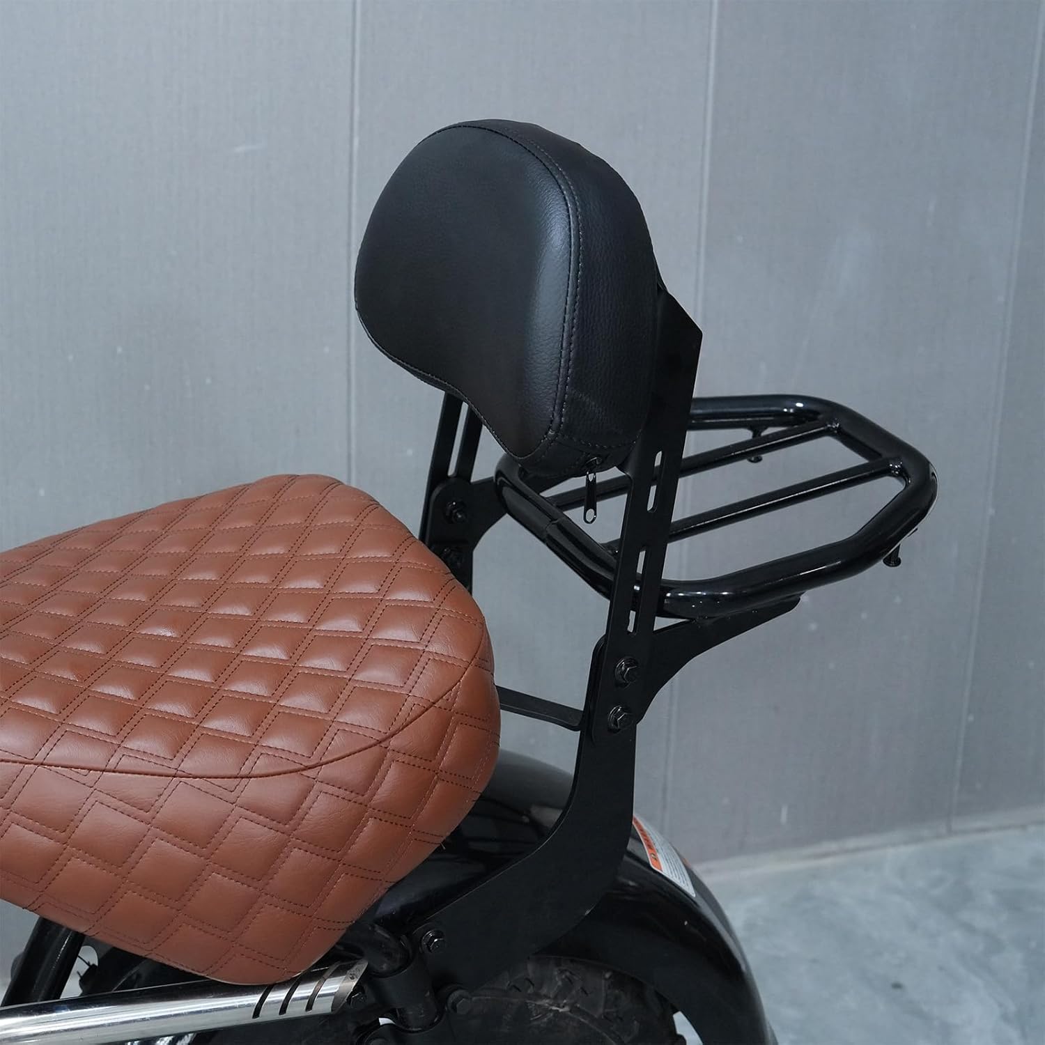 JMCHstore Backrest Cargo Rack for Baja Massimo MB200, Baja Heat, Mini Baja, Baja Warrior, Baja Carbon 6.5 196cc Mini Bike Cushion Luggage Parts