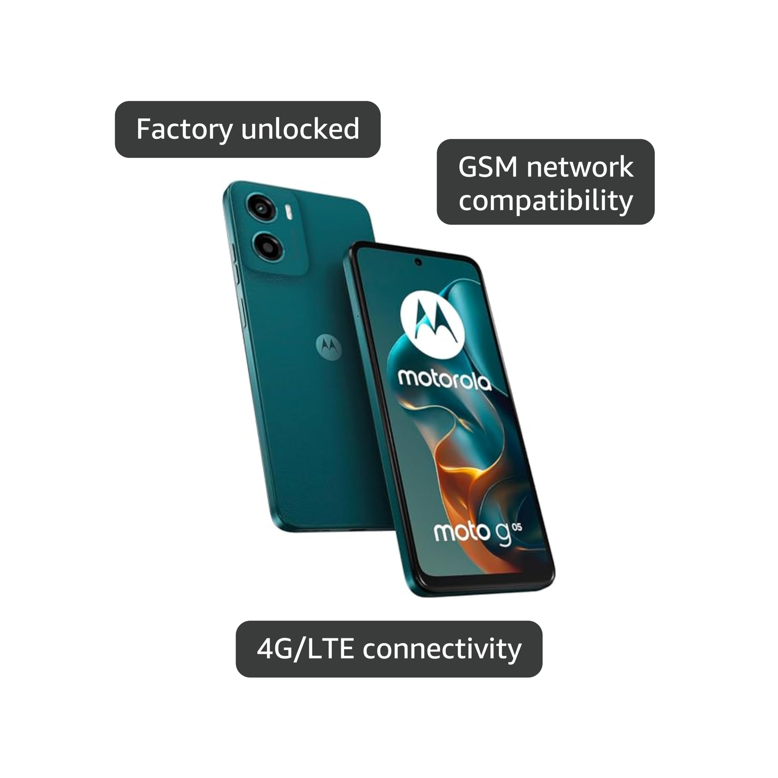 Amazon.com: Motorola Moto G05 XT2523-2 Dual-SIM 128GB + 4GB RAM