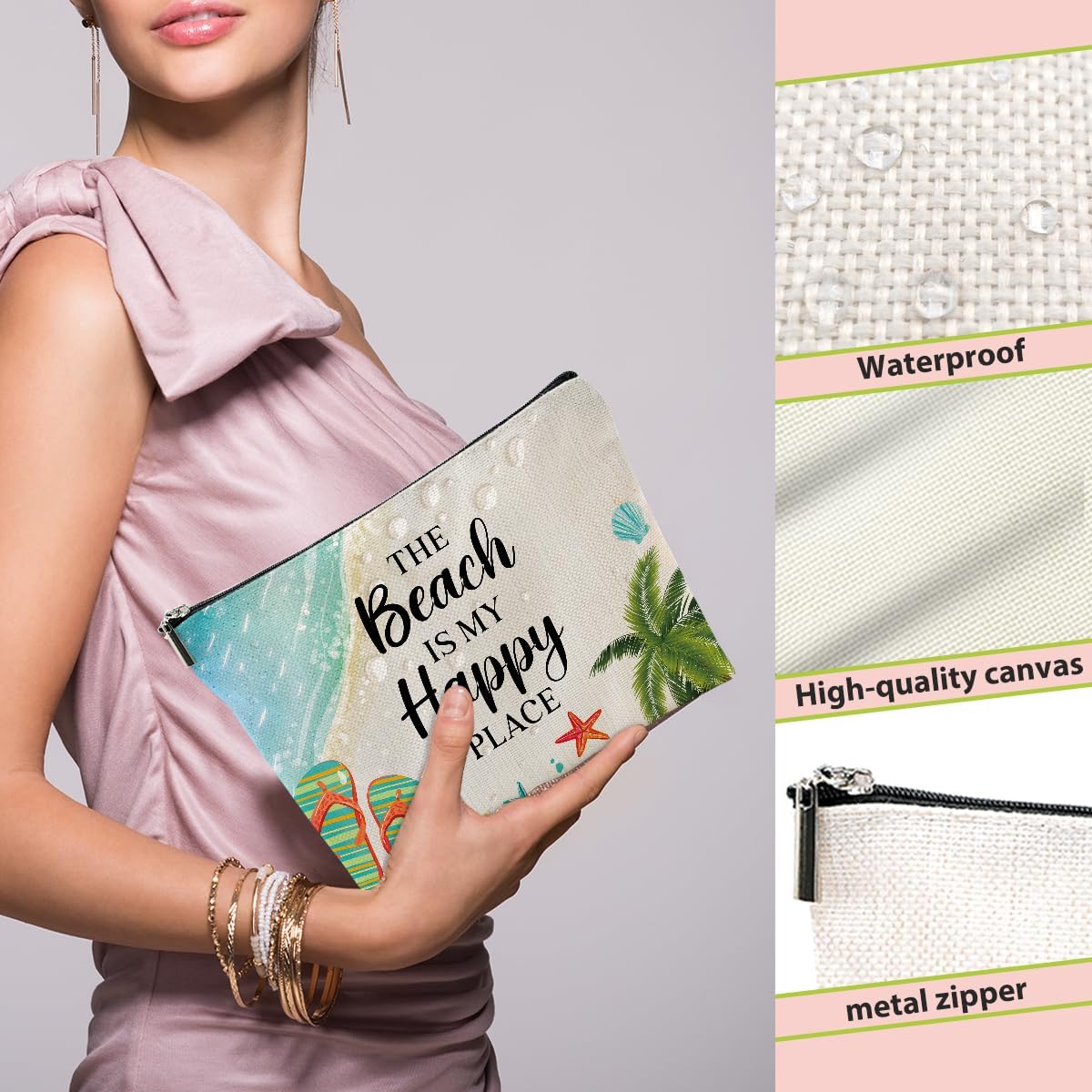 1 Pcs 3 Pcs 4 Pcs Makeup Bag, Girls Trip Gifts Favors Girls Weekend Gifts, Friendship Gifts for Women Bestie Bride - Image 3