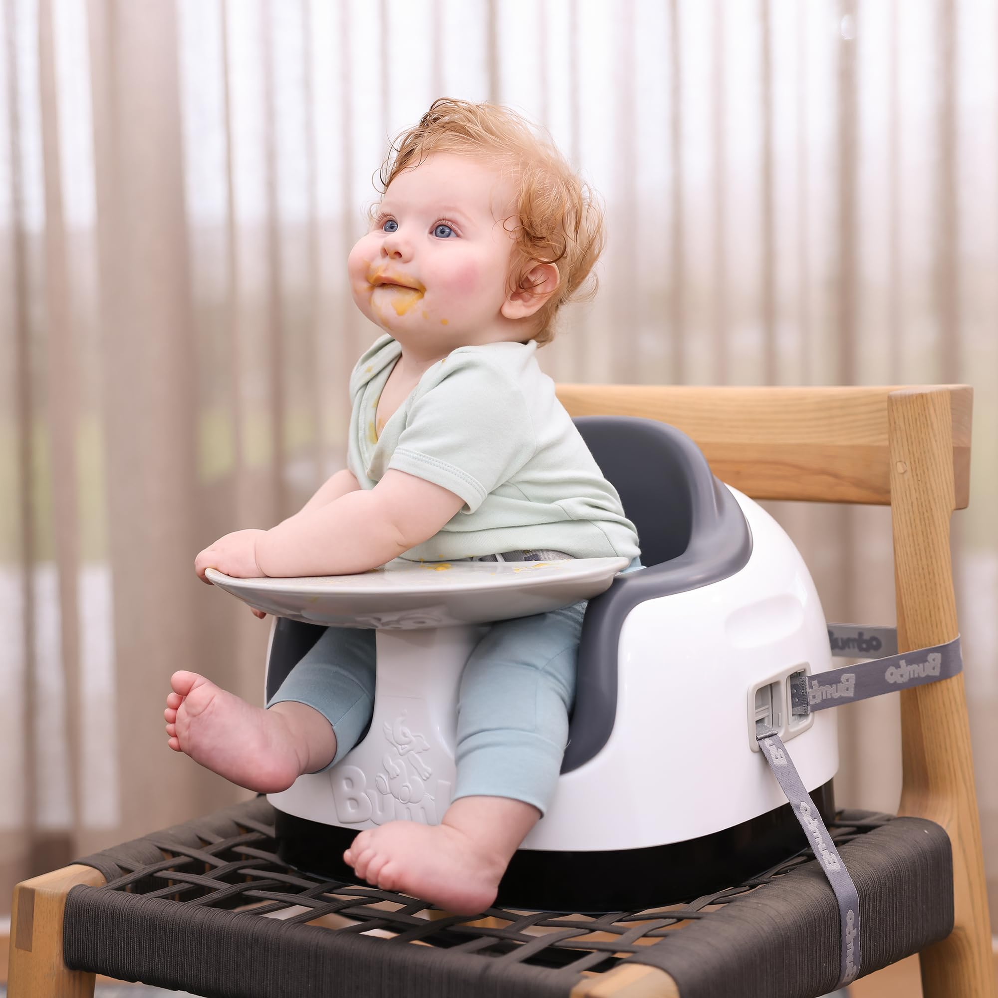 Bumbo Kinderhocker mit mehreren Sitzen, Grijs, Grau