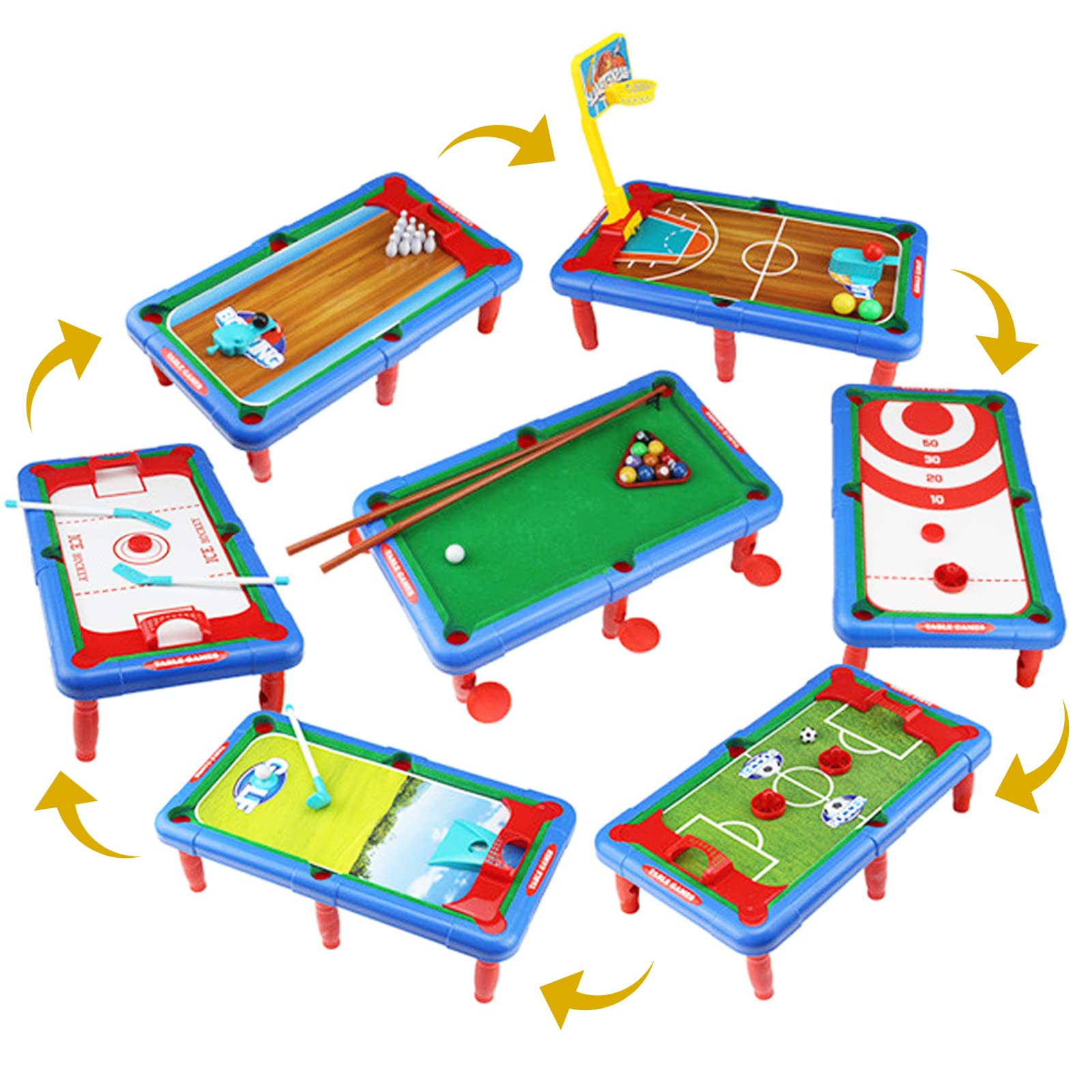 Amazon | TOMMYFIELD ボードゲーム 台 おもちゃ ビリヤード サッカー 