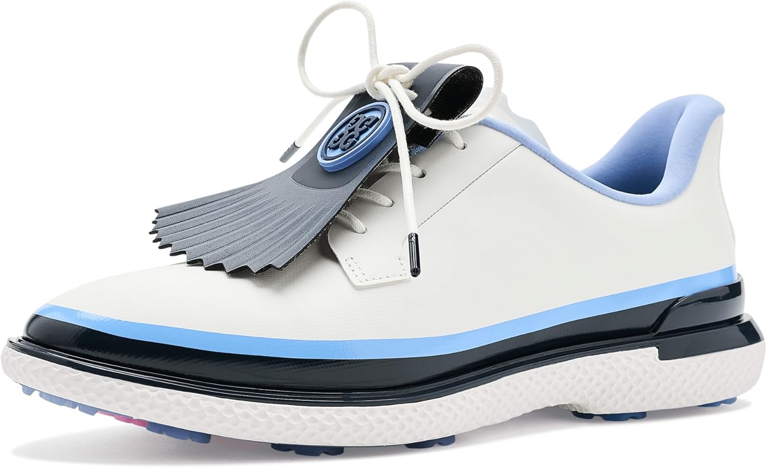 G/Fore Womens Gallivan2r Tuxedo Stripe Kiltie Golf Shoes