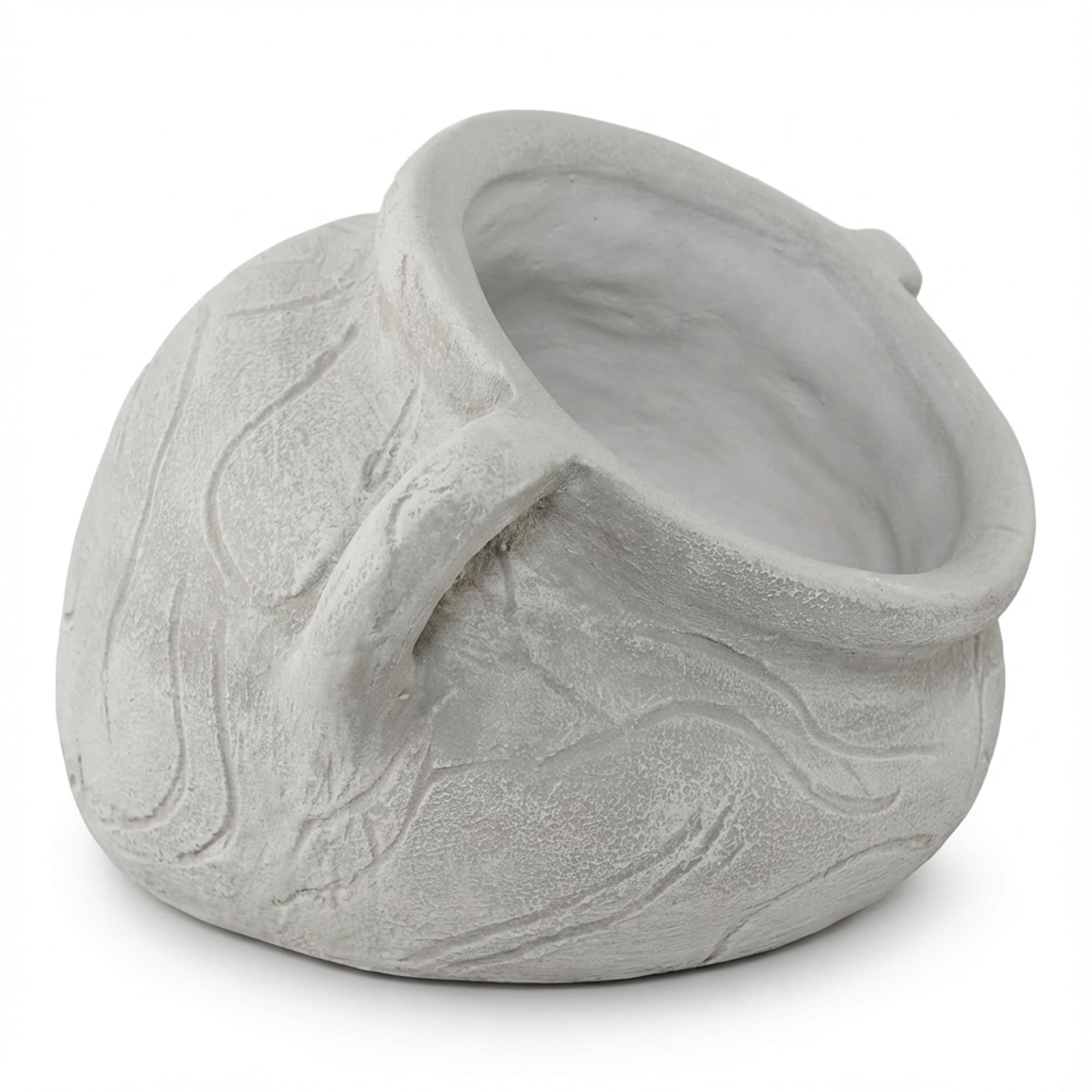 Planter Amphora Antique Flower Pot 20cm 11kg 3 Litre Concrete Frost Proof