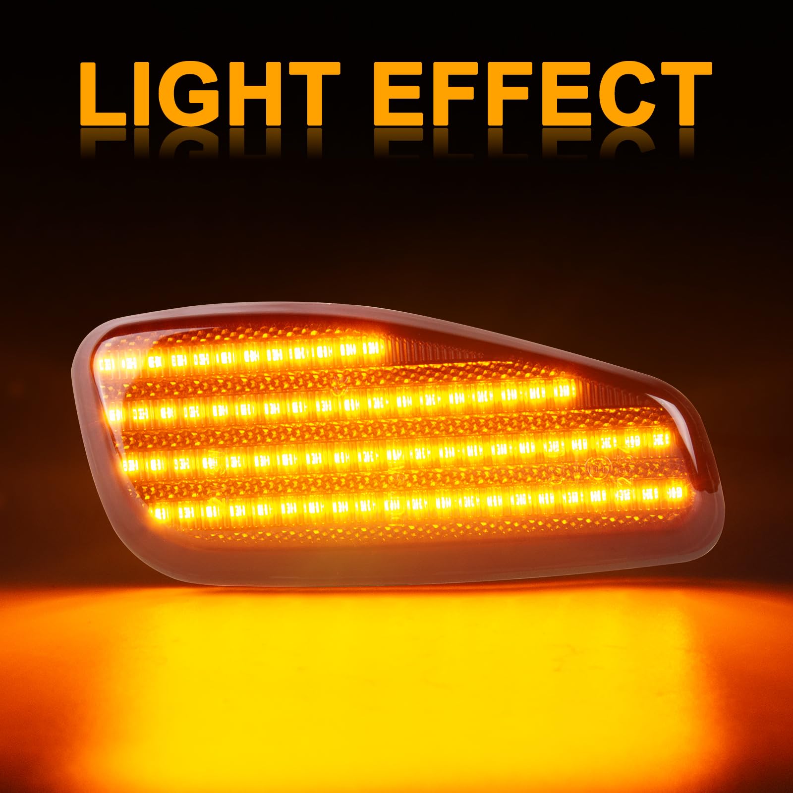 Frecce Laterale a LED per Renegade 2015-2017, Indicatore di Direzione a LED Canbus, 2 Pezzi
