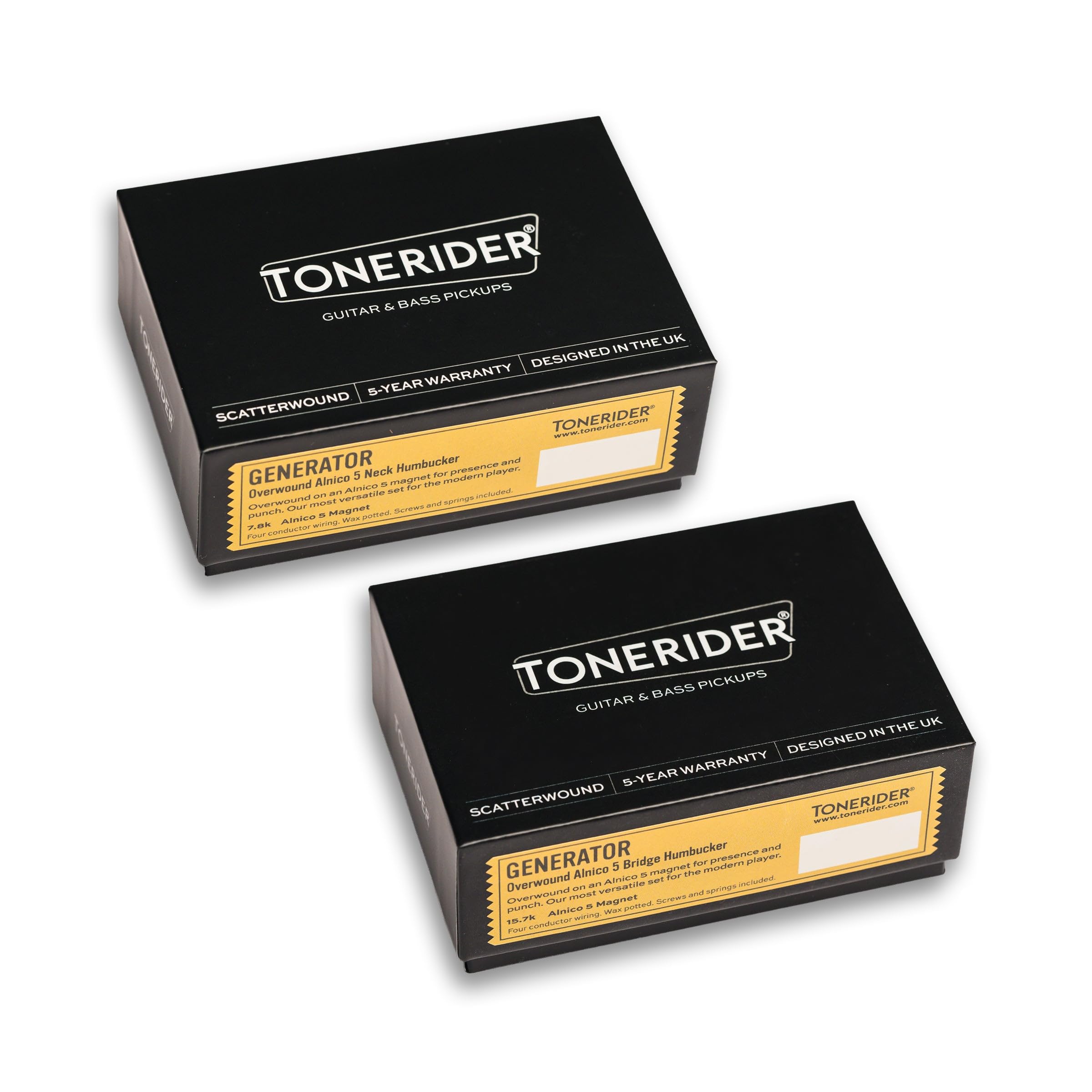 Tonerider TRH2 Generator Humbucker Set, schwarz