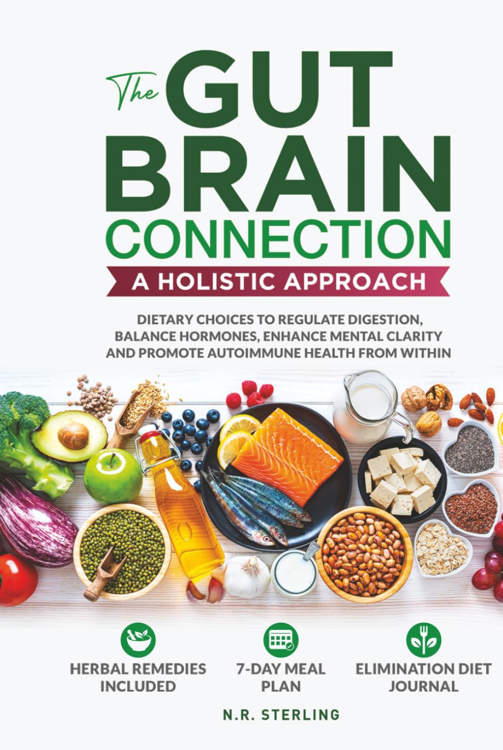 THE GUT-BRAIN CONNECTION: A HOLISTIC APPROACH: DIETARY CHOICES TO REGULATE DIGESTION, BALANCE HORMONES, ENHANCE MENTAL CLARITY AND PROMOTE AUTOIMMUNE HEALTH FROM WITHIN