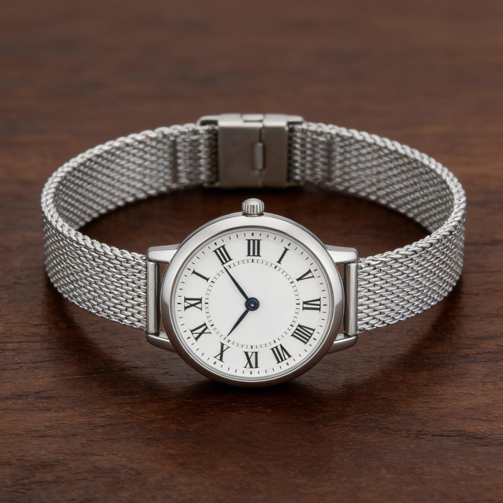 Cabilock Cinturino Shark Mesh 22mm in Acciaio Inossidabile Argento