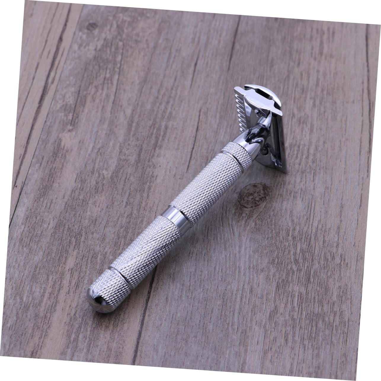 Baluue 2pcs Razor Men's Double Safety Razor Stainless Steel Shaving Tool for Men