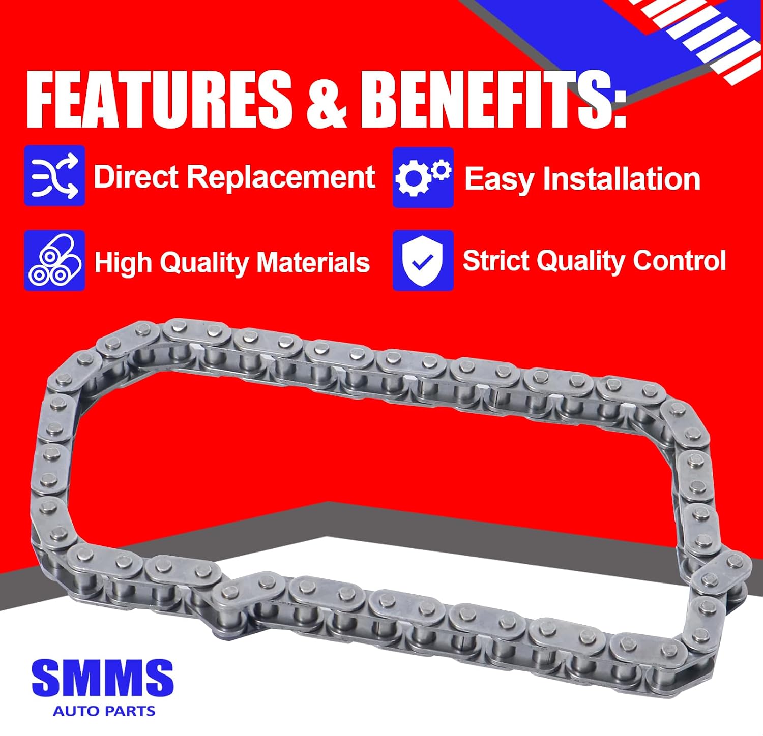 SMMS Timing Chain for Hyundai Accent, for Kia Rio, Rio5 2006-2011 Replaces OE: 24321-26701