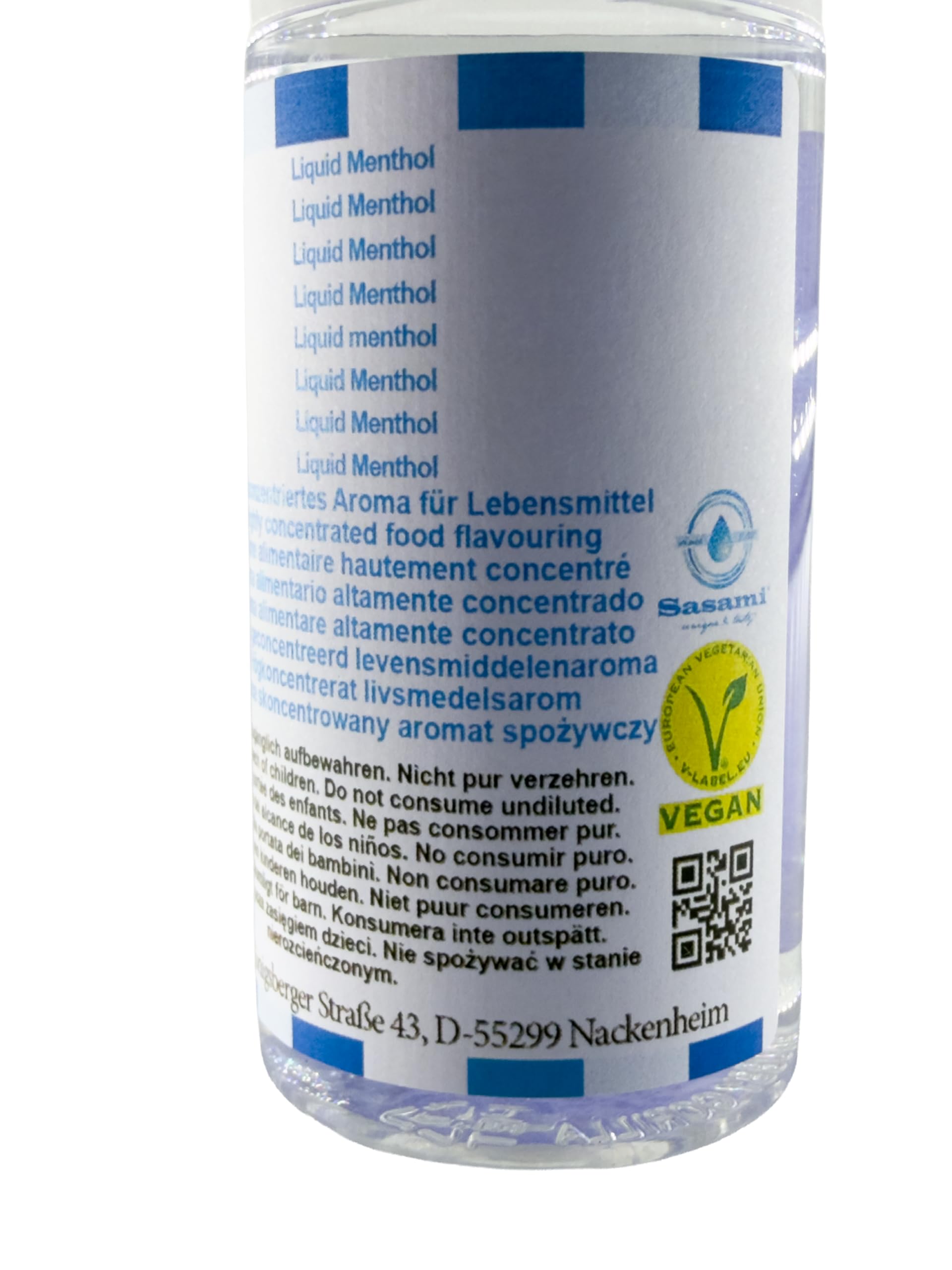Liquid Menthol aroma concentrado - Vegano - Sasami - 10ml
