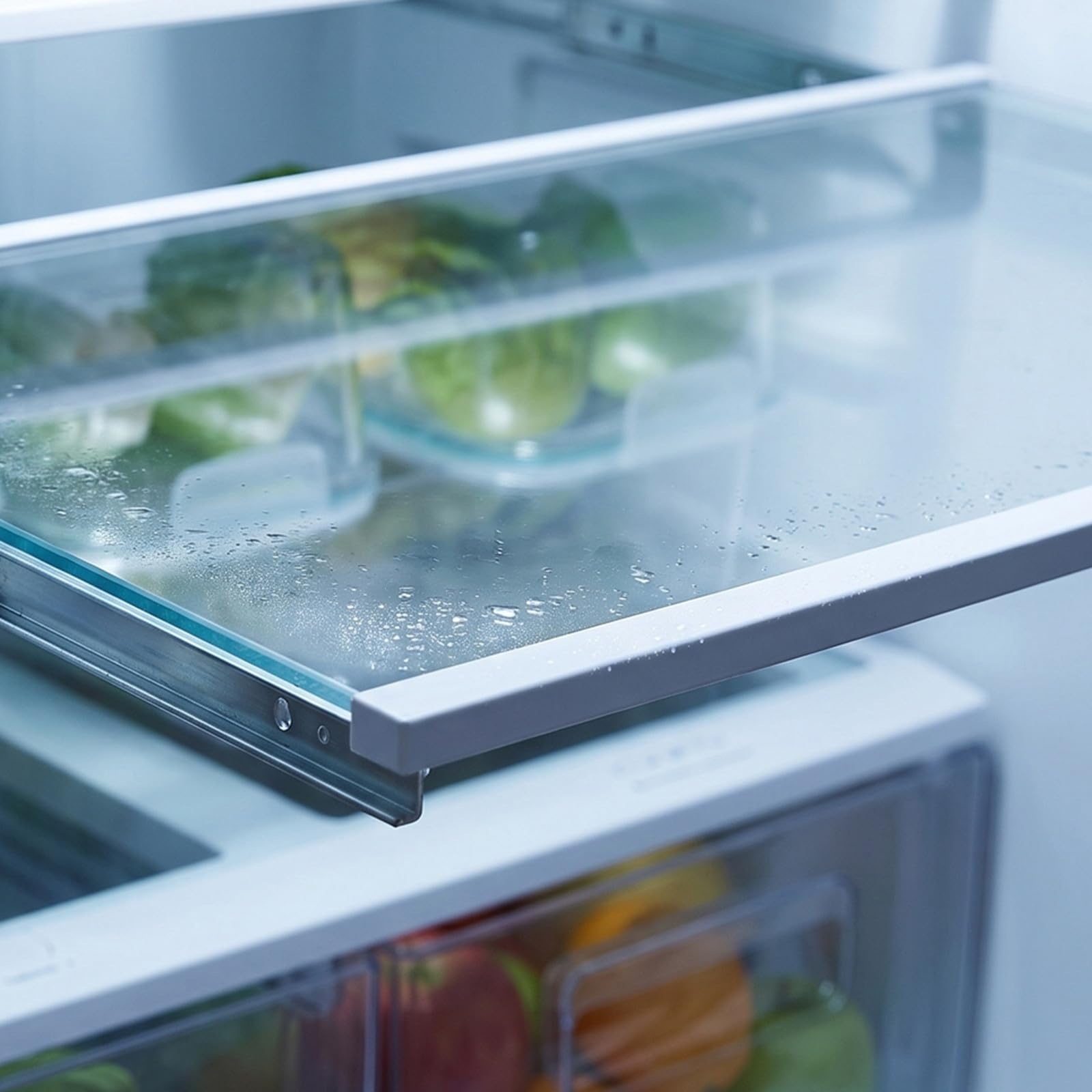 Estante de repuesto para refrigerador de vidrio templado,