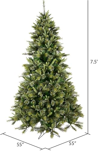 Miniatura 3 de Vickerman árbol de navidad artificial de pino de cachemira sin iluminación de 24 pulgadas