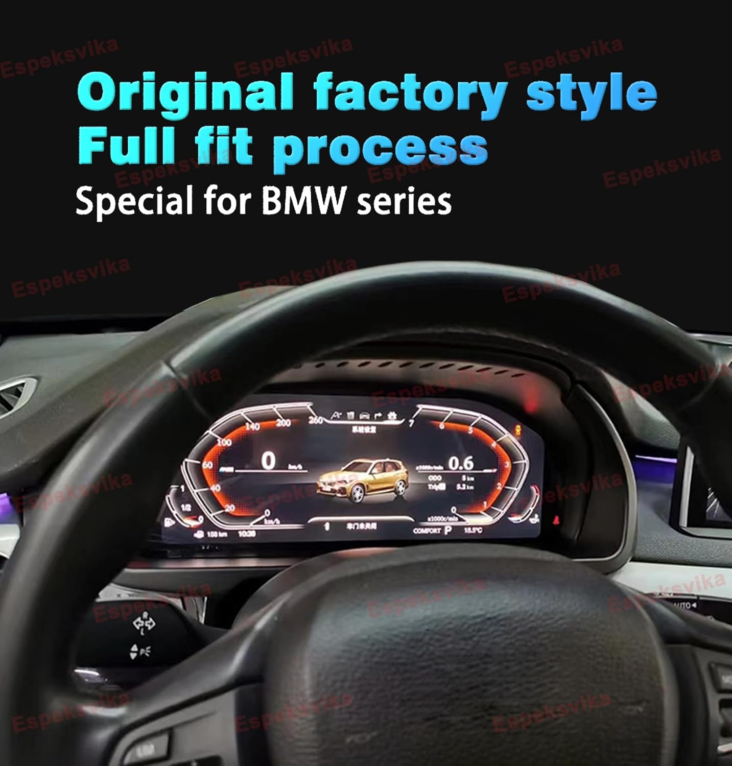 12.3 Inch Digital Instrument Cluster Dashboard Gauge for BMW 3 Series 4 Series F30 F31 F34 F32 F33 F36 2013-2019