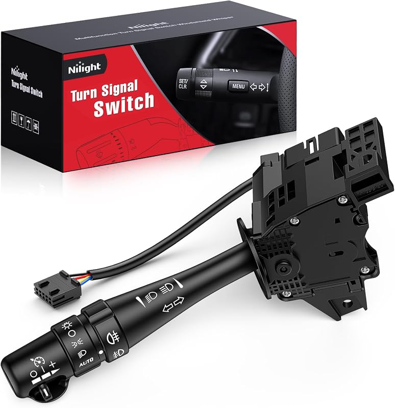 Chave de seta multifuncional Nilight para Cadillac CTS e SRX com faróis de neblina – 1 unidade