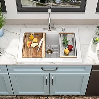30 Granite Composite Kitchen Sink - Fulorni 30