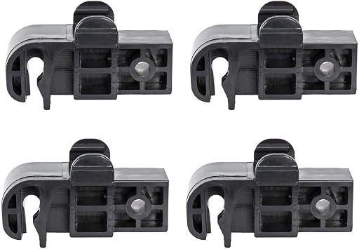 4 PACK For Pontoon Bimini Top Latch Black Plastic Connector Bracket 4PFPBTLBPCB0