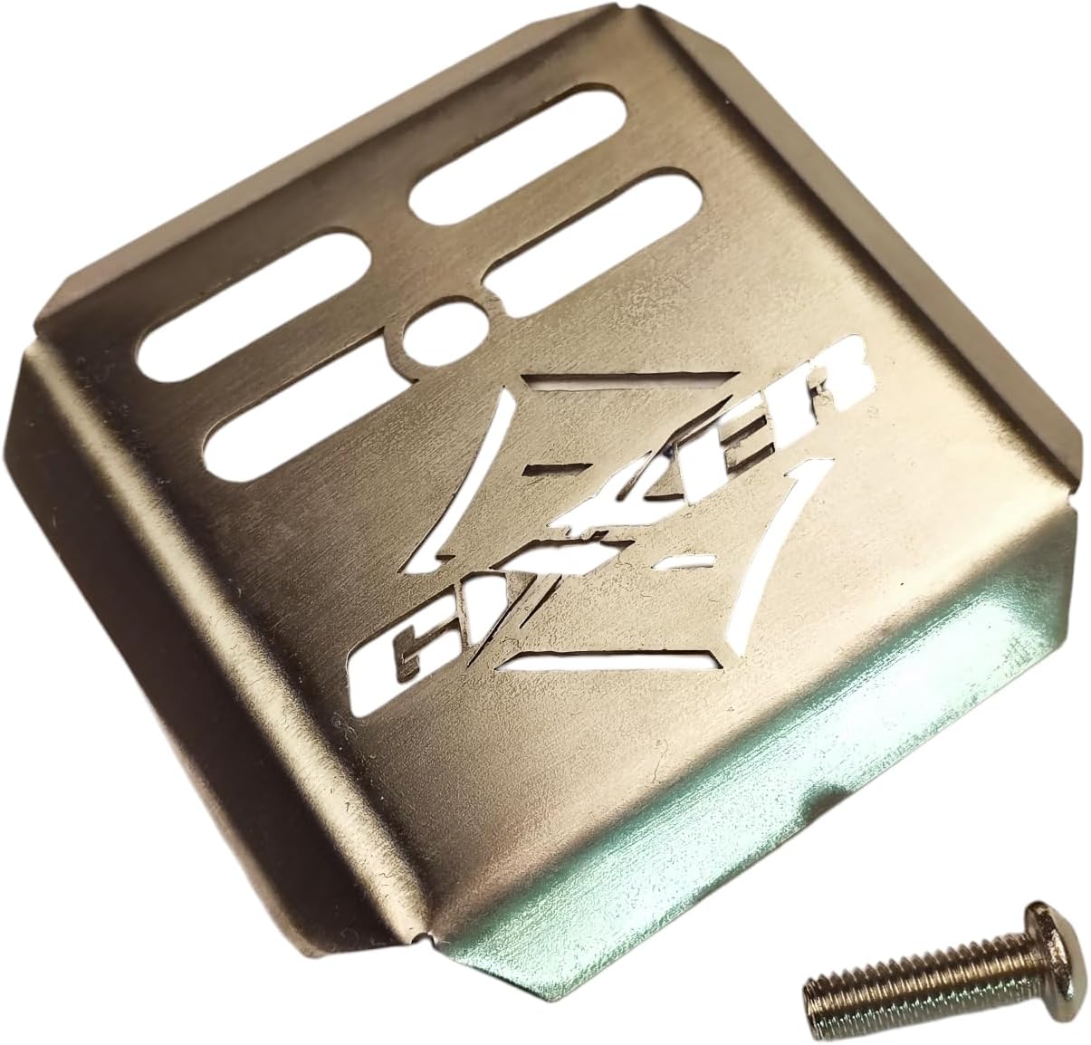 Motorcycle ABS Module Cover Compatible with Suzuki Gixxer 250 (Silver)