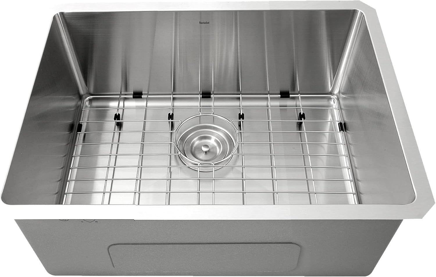 Nantucket Sinks SR2318 23-Inch Small Radius Rectangle Stainless Steel Undermount Kitchen Sink