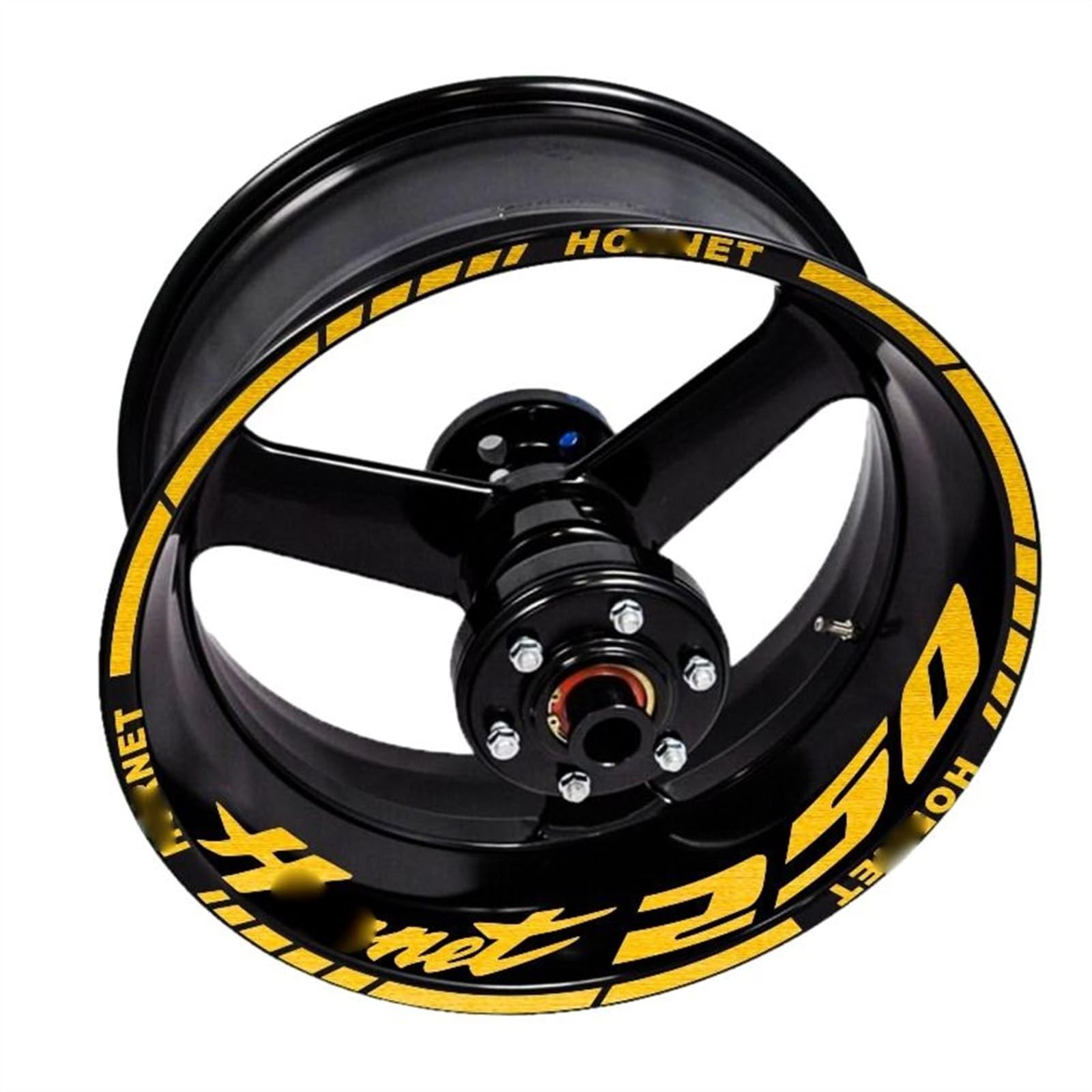 Applique Motorcycle Wheel Stickers for H&ornet for 600 900 250 Rim Decals(A27)