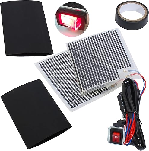 Universal Motocicleta Moto ATV Motor, Empuñaduras Calefaccionadas para Manillar Calentador Mano Caliente Grip Insertos Almohadillas Calentador de