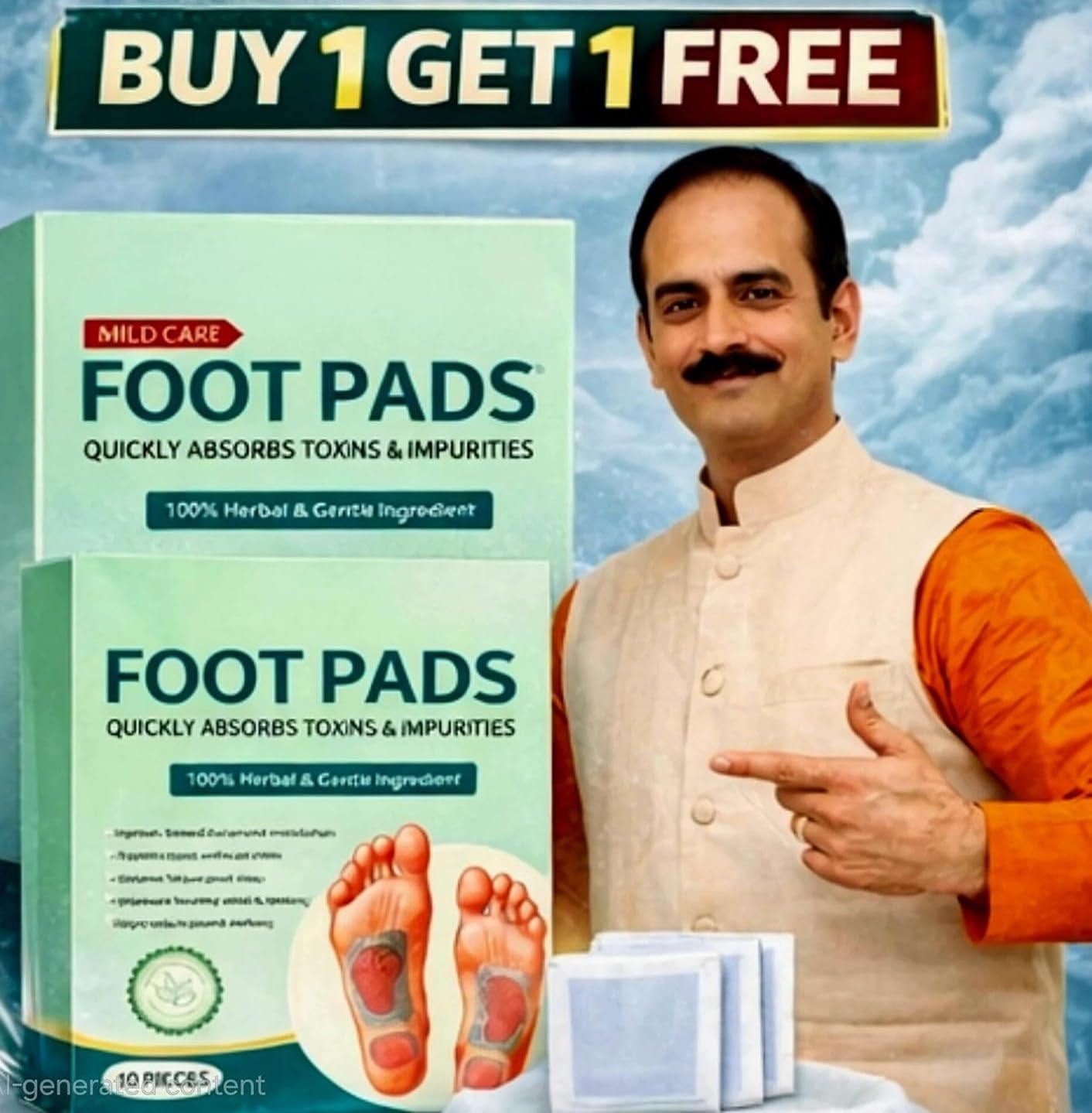 Foot patch (pack of 2) Herbal And Gentle Ingredient Detox Foot Pads, Natural Ingredients for Sleep Aid, Pain Relief, Toxin Removal with Bamboo Vinegar and Acupoint Micro-Massage Technology-image-31