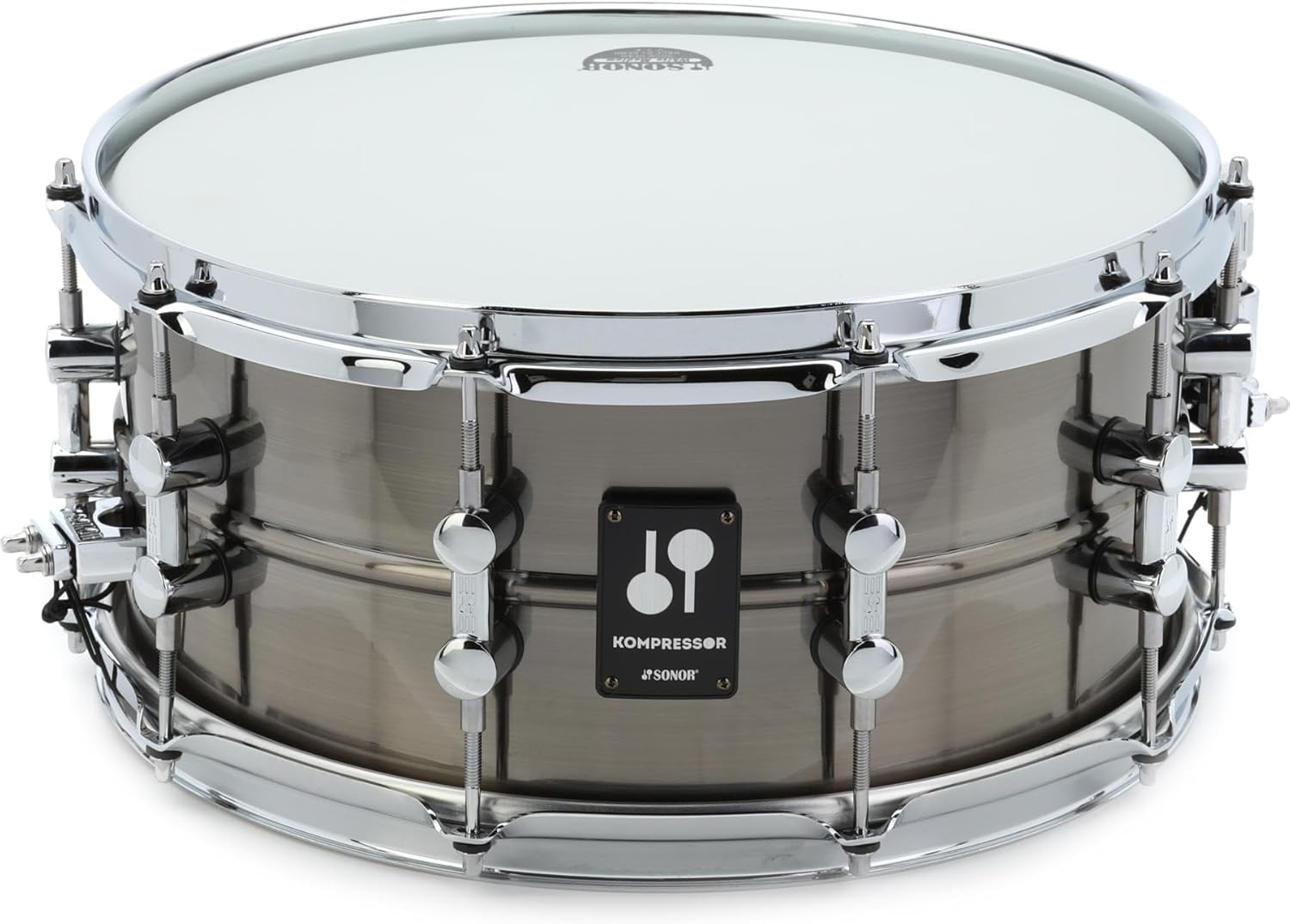 Sonor Kompressor Series Brass Snare Drum 6.5 x 14-inch - Polished
