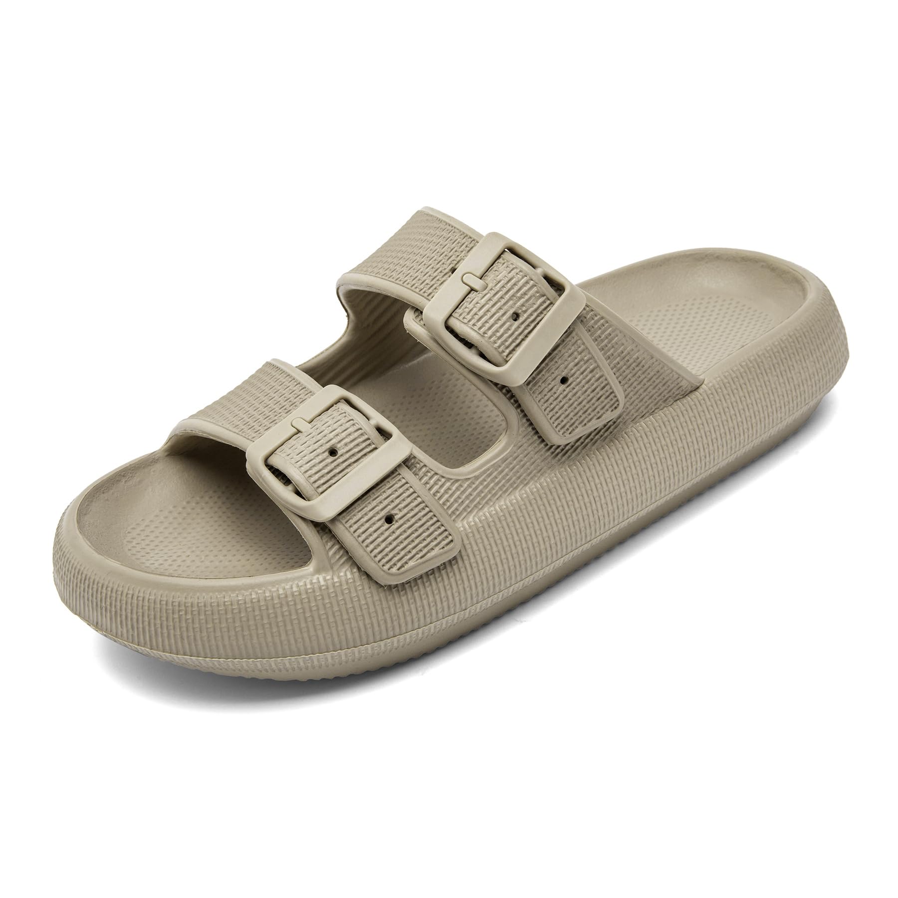 Waysoland Cozyslides Original Damen Herren,Wolkenschuhe Damen Sandalen mit Verstellbaren Schnallen Rutschfest Schnell Trocknend Super Bequeme Dicke Sohle Airfoot